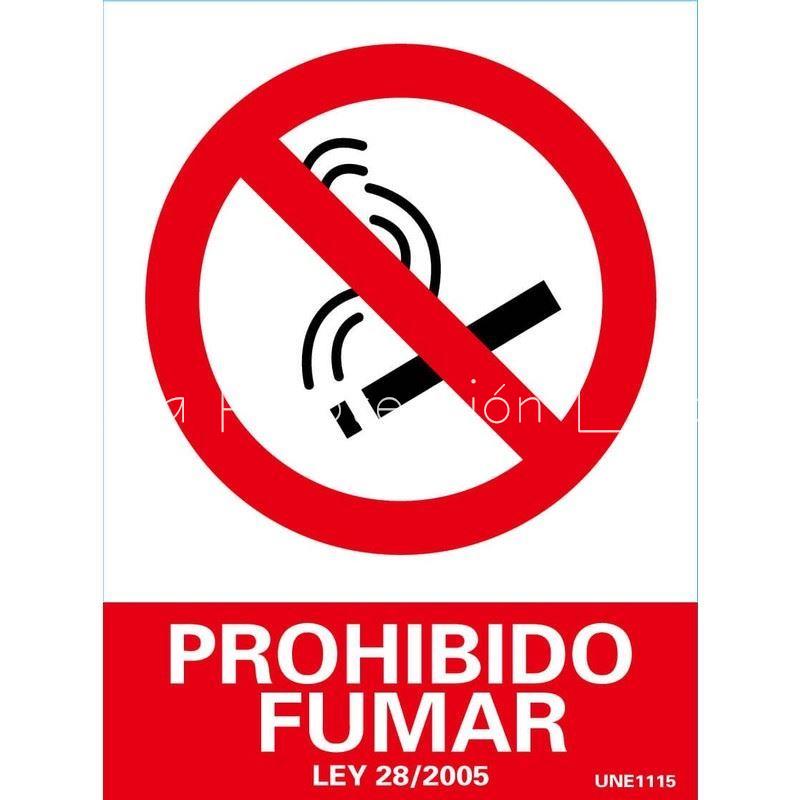 Señal prohibido fumar - Imagen 1