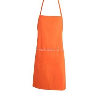 116BCO DELANTAL CON PETO NARANJA - Imagen 1