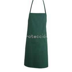 116BCO DELANTAL CON PETO VERDE BOTELLA - Imagen 1