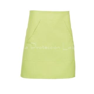 1171 DELANTAL CORTO POLIÉSTER PISTACHO - Imagen 1