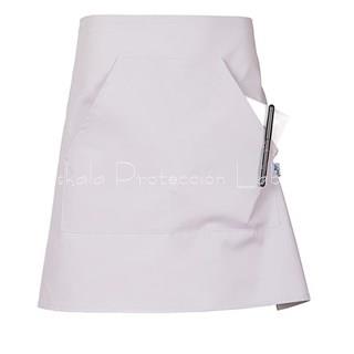 11745B DELANTAL CORTO GRIS PERLA - Imagen 1