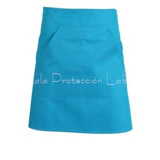 11745B DELANTAL CORTO TURQUESA - Imagen 1