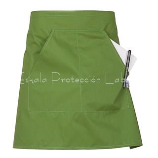 11745B DELANTAL CORTO VERDE OLIVA - Imagen 1