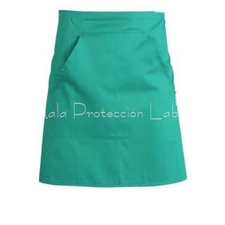 11745B DELANTAL CORTO VERDE - Imagen 1