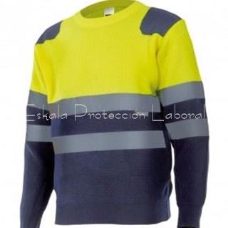 179 JERSEY BICOLOR CUELLO REDONDO - Imagen 1