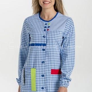 8320_969 BATA MAESTRA AZUL TRABILLAS COLORES - Imagen 1