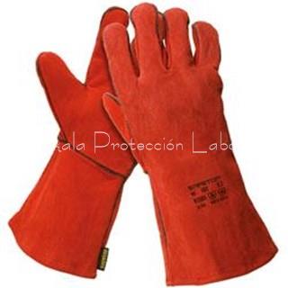 G131 GUANTE SOLDADOR ROJO - Imagen 1