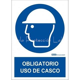 Señal obligatorio el uso de casco - Imagen 1